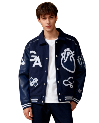 Gurnick Academy Blue Spirit Bomber Jacket