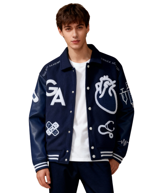 Gurnick Academy Blue Spirit Bomber Jacket