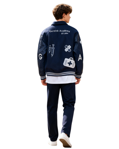 Gurnick Academy Blue Spirit Bomber Jacket