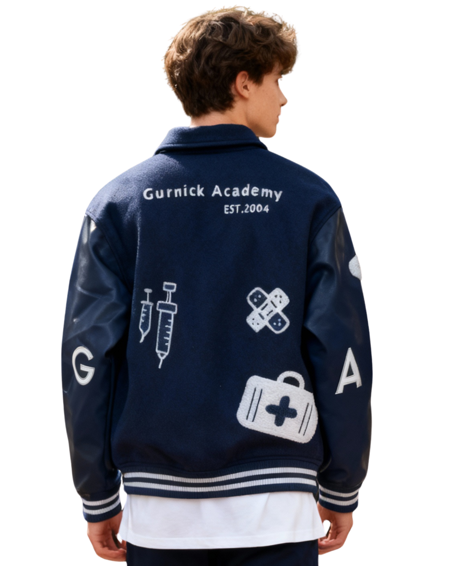 Gurnick Academy Blue Spirit Bomber Jacket