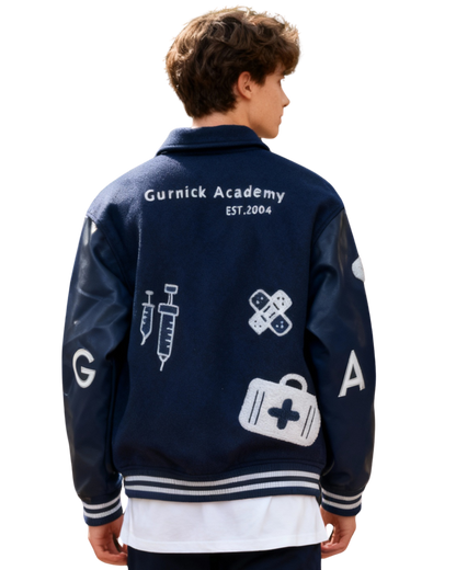 Gurnick Academy Blue Spirit Bomber Jacket