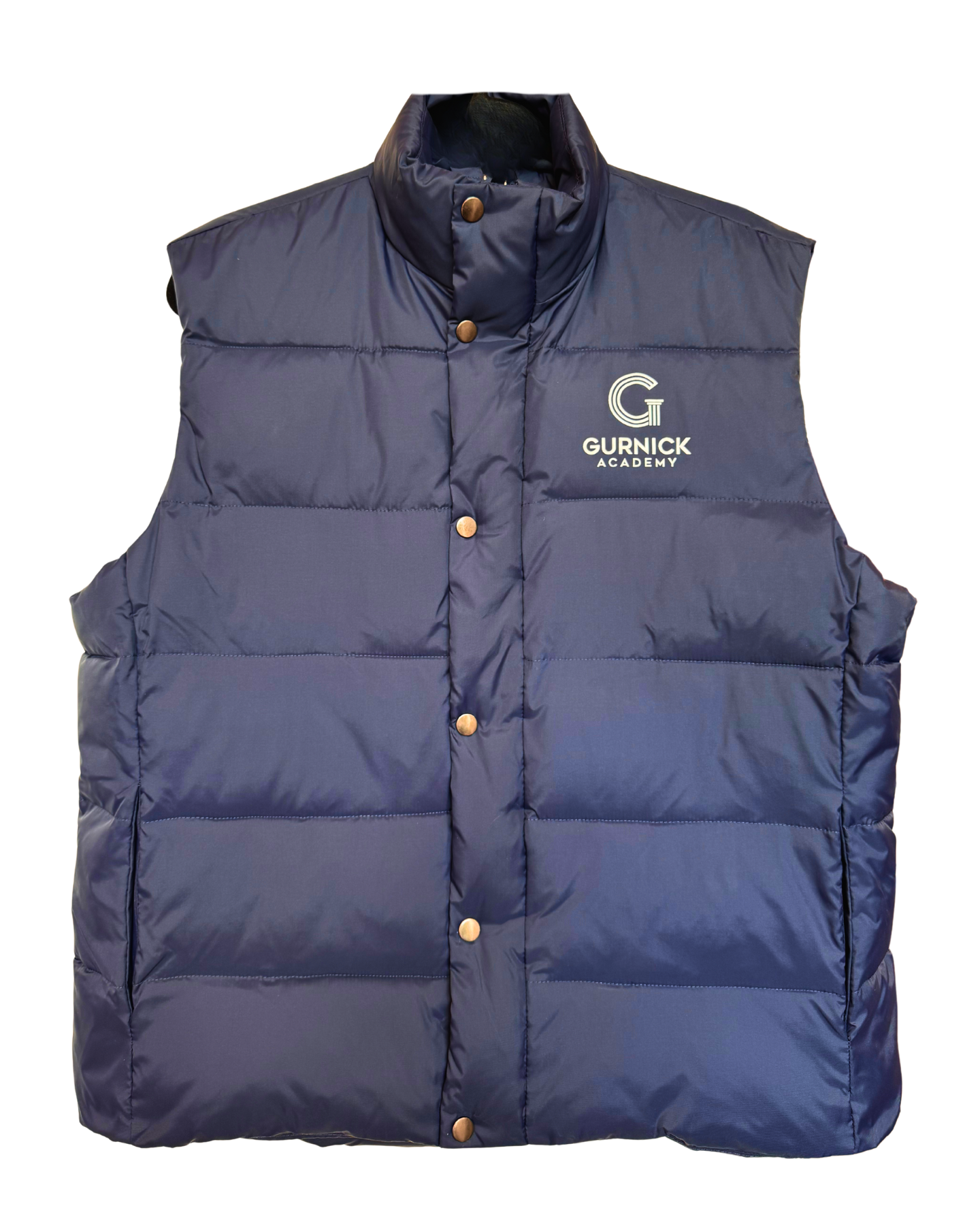 GA - Blue Puffer Vest - Overlayer