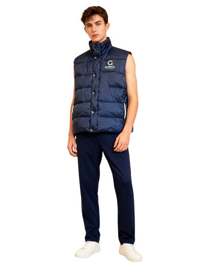 GA - Blue Puffer Vest - Overlayer
