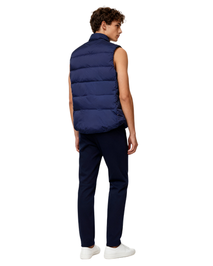 GA - Blue Puffer Vest - Overlayer