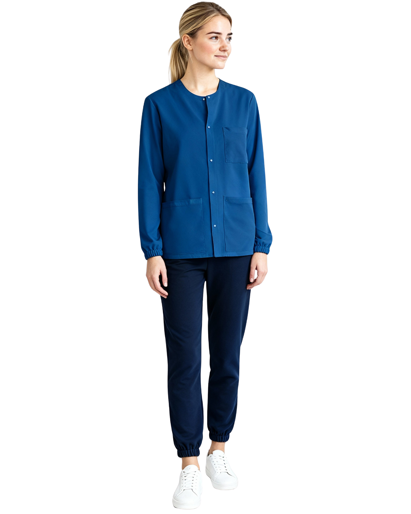 Cherokee Unisex 2-Pocket Zip Front Scrub Jacket