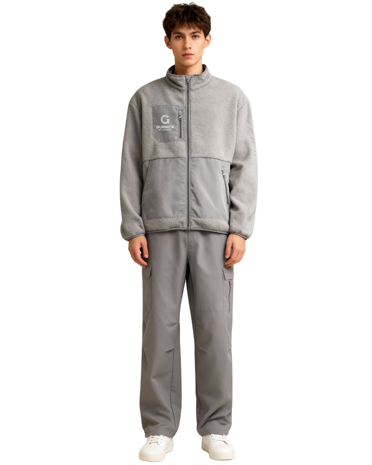 GA - Grey Sherpa Jacket