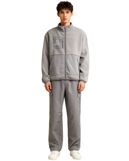 GA - Grey Sherpa Jacket