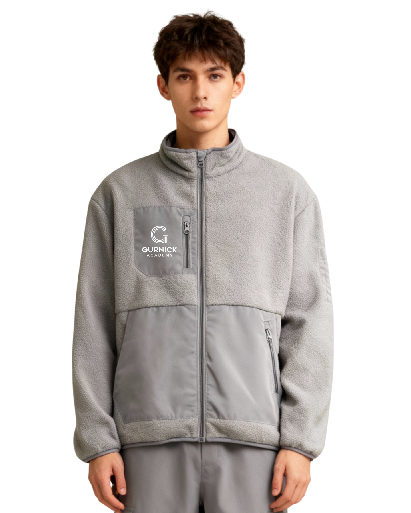 GA - Grey Sherpa Jacket