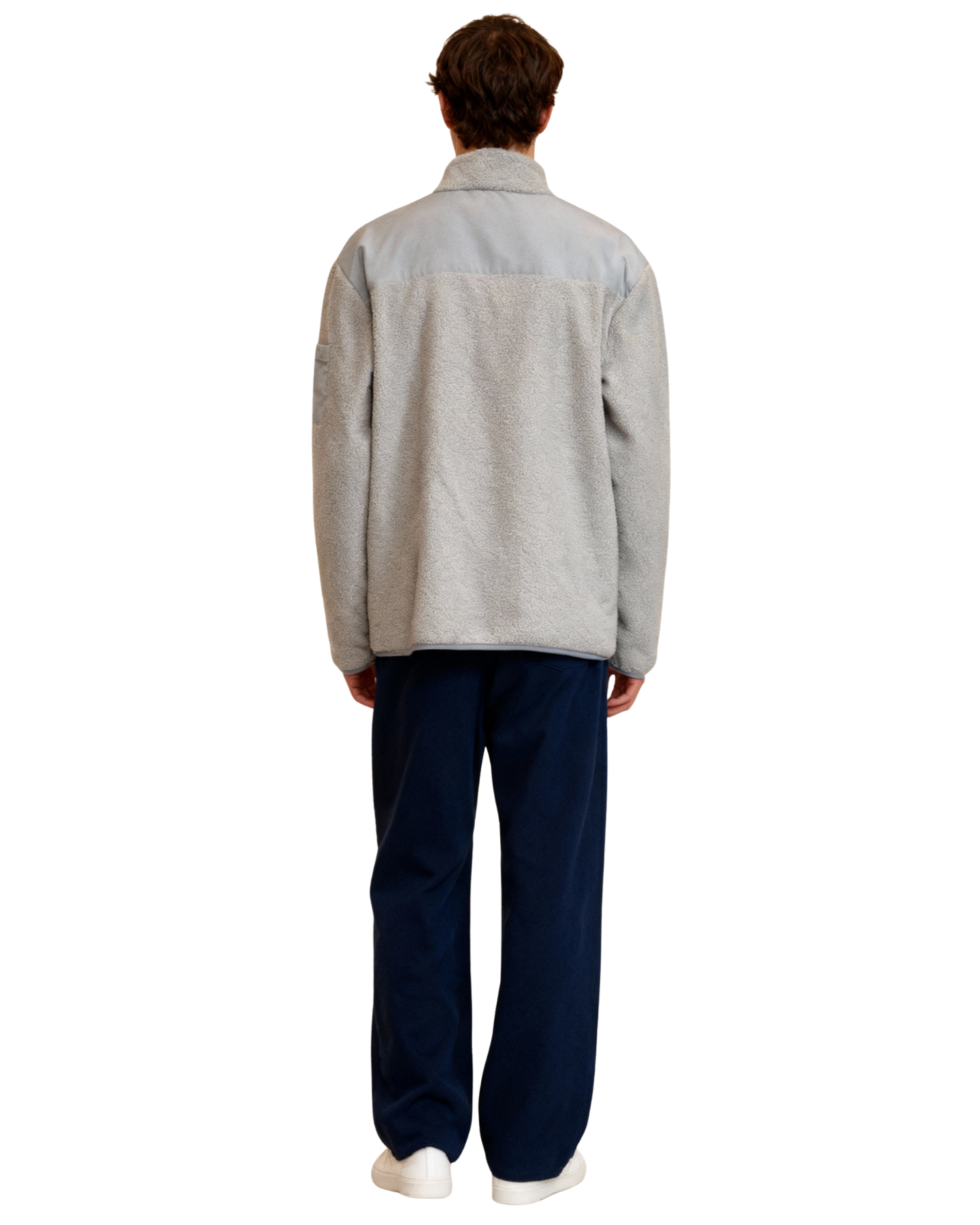 GA - Grey Sherpa Jacket