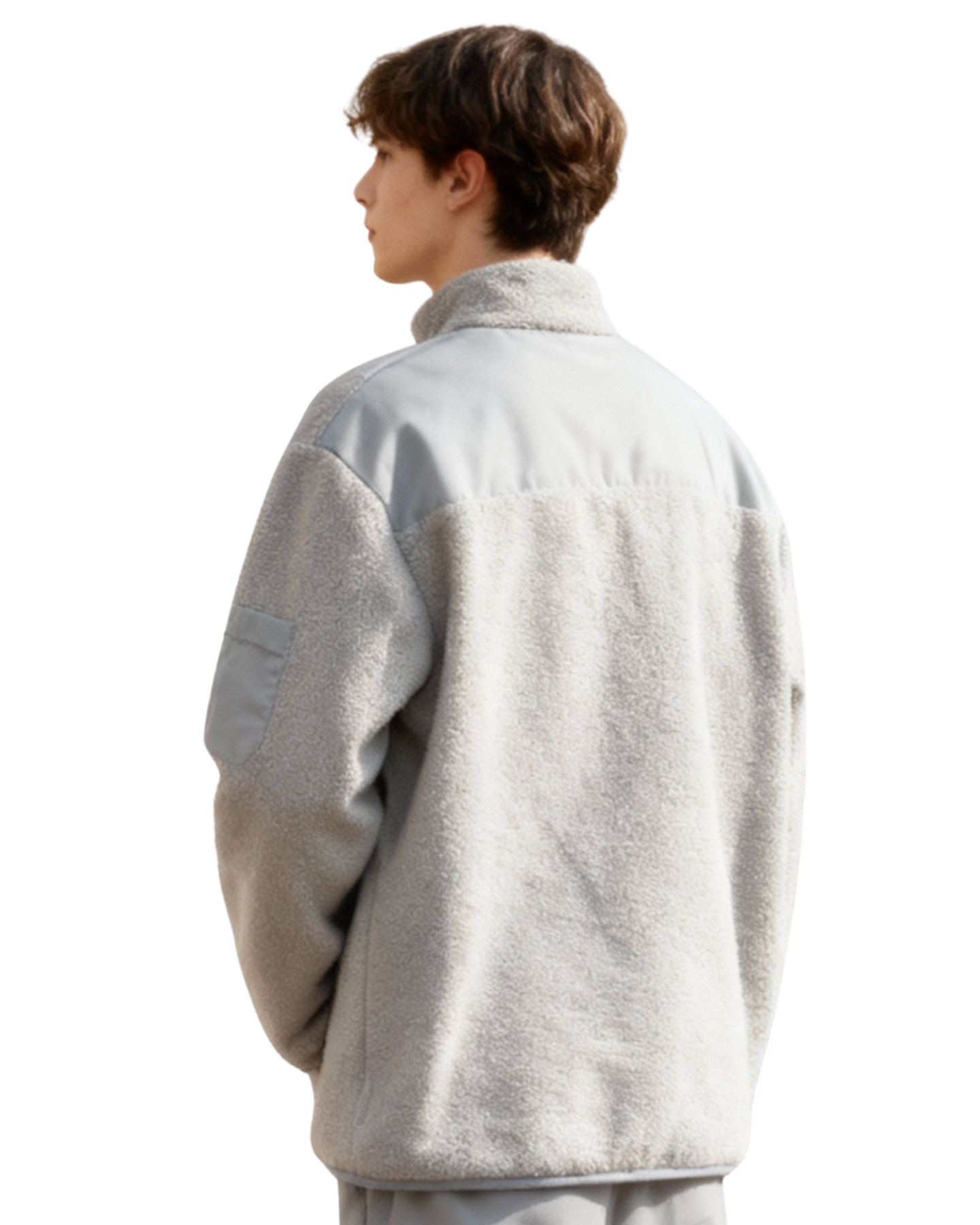 GA - Grey Sherpa Jacket