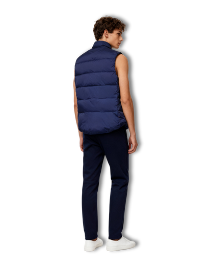 GA - Blue Puffer Vest - Overlayer