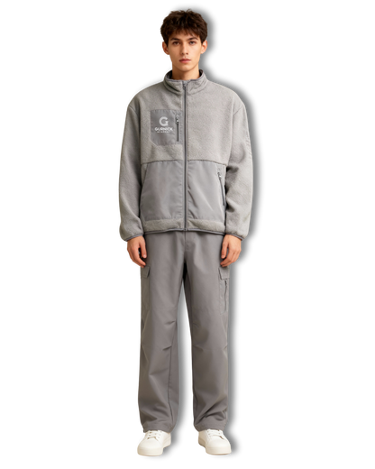 GA - Grey Sherpa Jacket