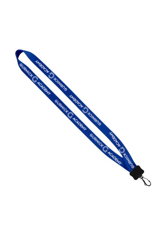 Smooth Nylon Lanyard w/ Plastic Clamshell & Swivel Snap Hook