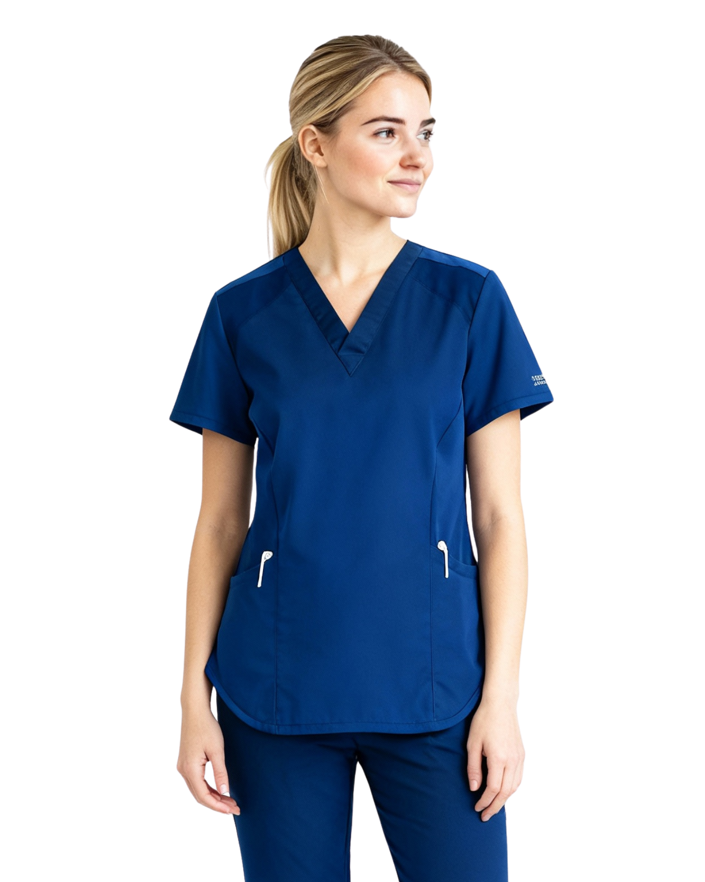 Female Cherokee Workwear Originals Ultra 2-Pocket V-Neck Scrub Top