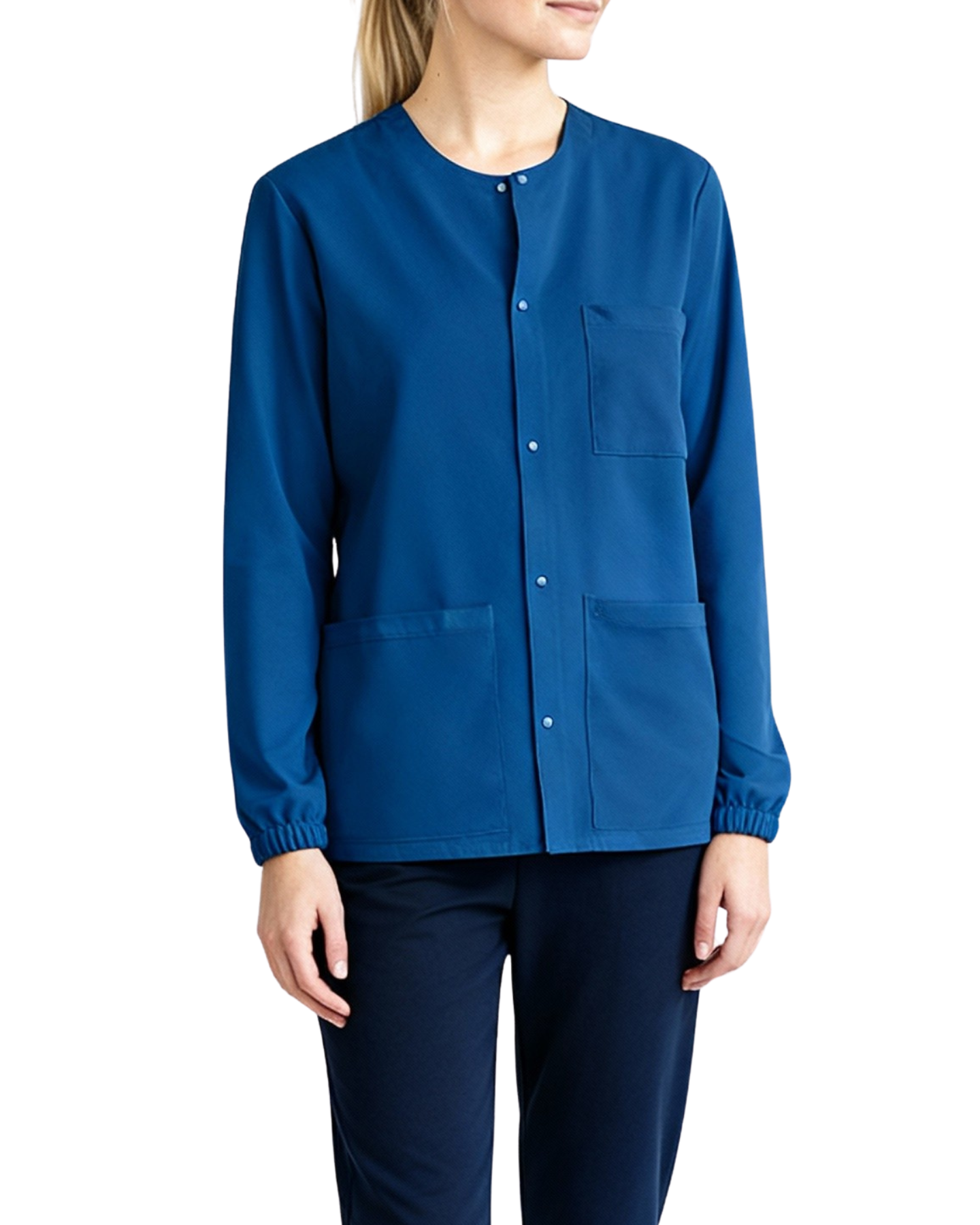 Cherokee Unisex 2-Pocket Zip Front Scrub Jacket