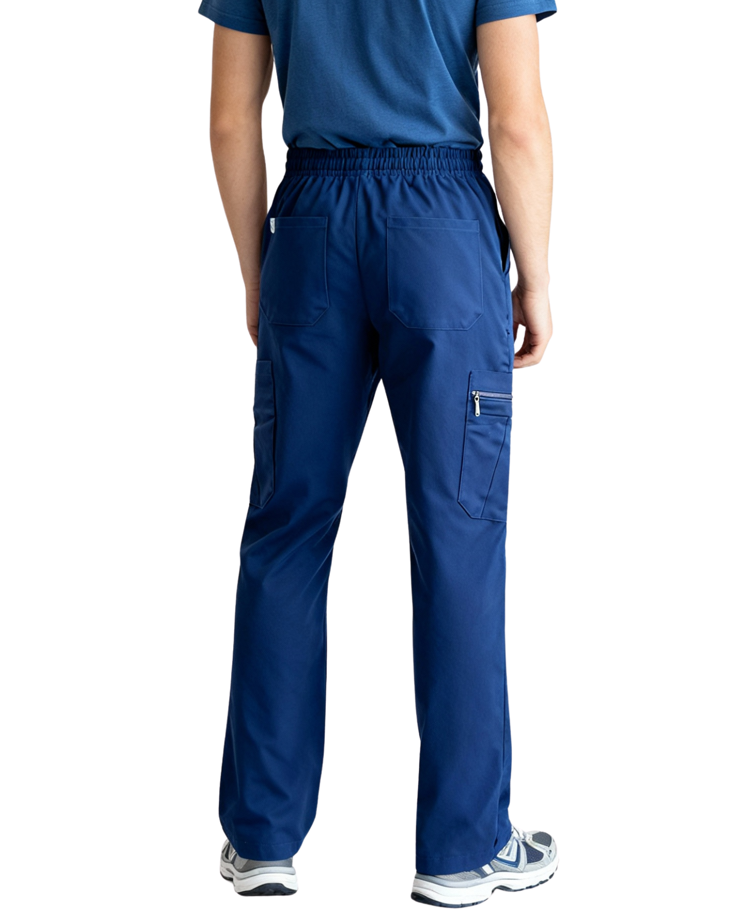 Men's Classic Boot Cut Scrub Pants With 4 Pockets