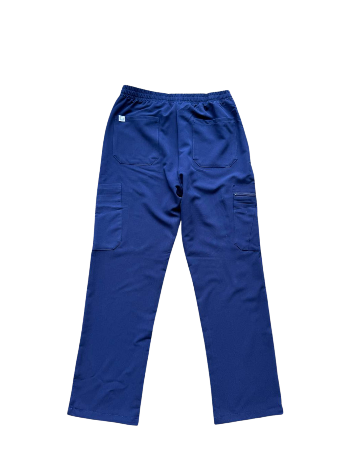 Men's Classic Boot Cut Scrub Pants With 4 Pockets