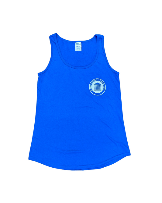 PORT&COMPANY female tank top Royal blue - Old Logo