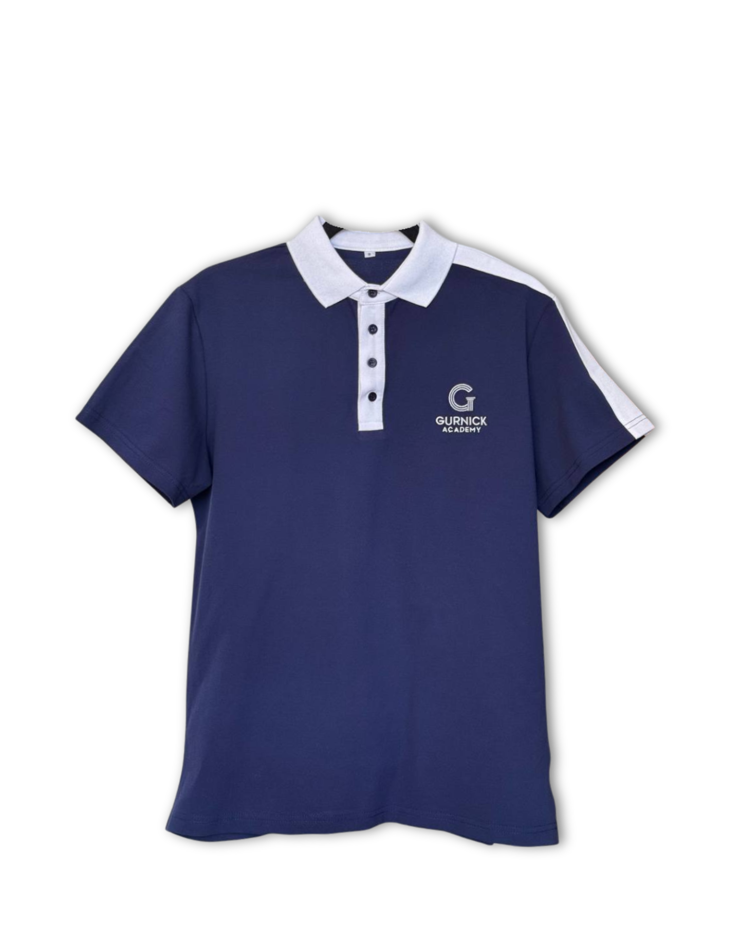 Gurnick Academy Blue and White Polo Shirt - Unisex