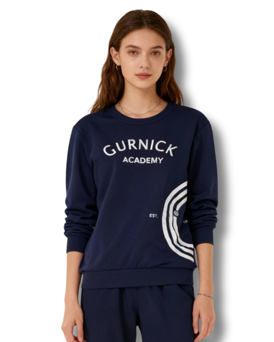 GA - Long-sleeve Crewneck with Zipper pocket