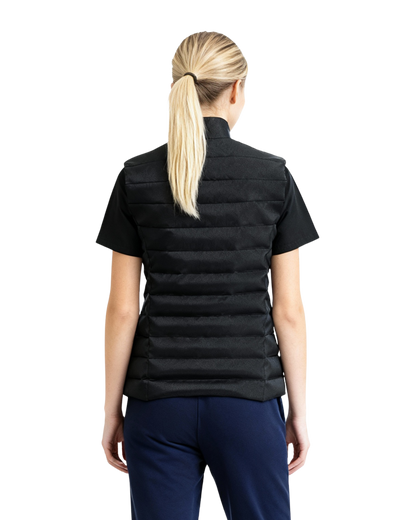 Gurnick Academy Black Puffer Stuff Vest - Fitted Overlayer