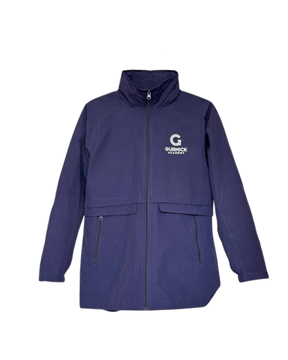 Gurnick Academy Blue Lightweight Parka Jacket Long
