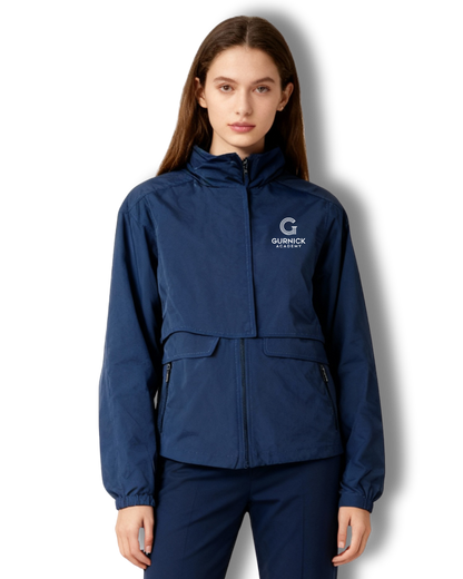 GA - Blue Lightweight Windbreaker Jacket Short