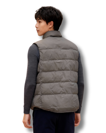 GA - Green Puffer Vest Overlayer
