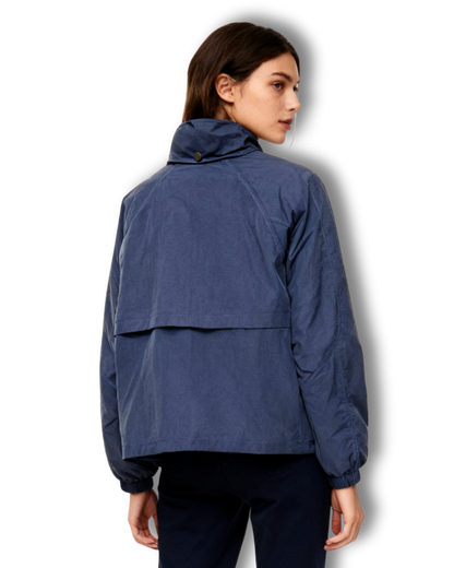 GA - Blue Lightweight Windbreaker Jacket Short