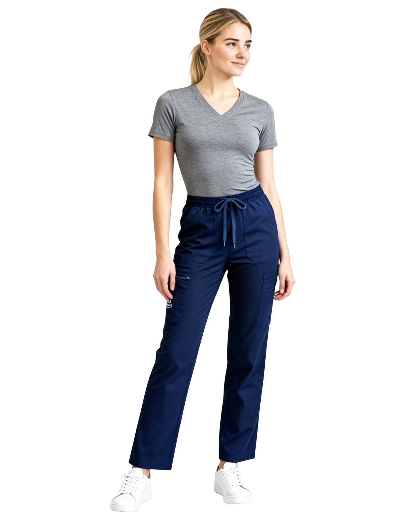 Women's Classic Boot Cut Scrub Pants with 4 Pockets