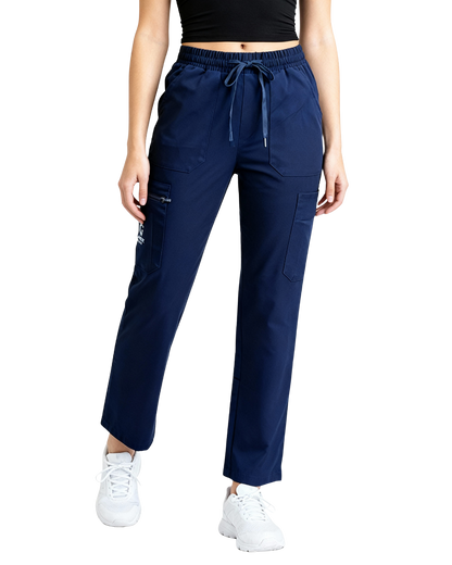 Women's Classic Boot Cut Scrub Pants with 4 Pockets