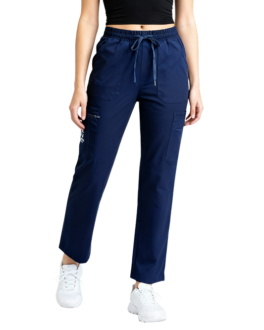 Women's Classic Boot Cut Scrub Pants with 4 Pockets