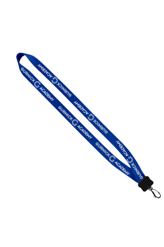 Smooth Nylon Lanyard w/ Plastic Clamshell & Swivel Snap Hook