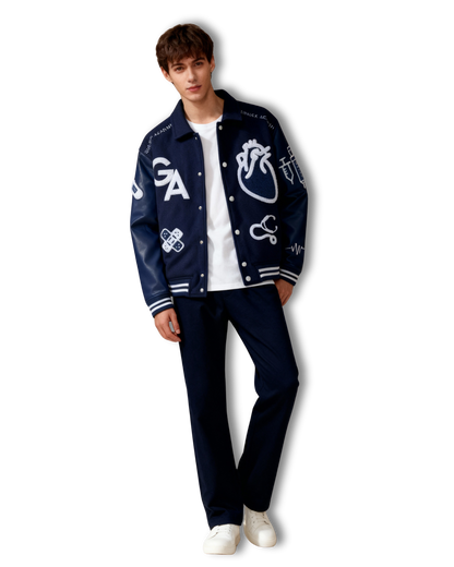 Gurnick Academy Blue Spirit Bomber Jacket