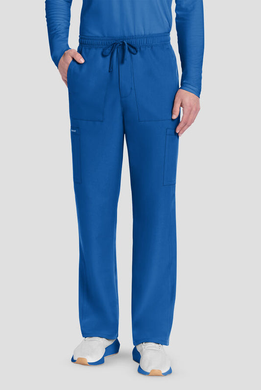 Male Cherokee Workwear 3-Pocket Straight Leg Drawstring Scrub Pants