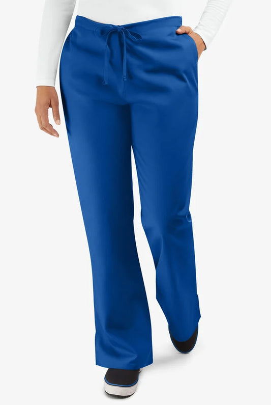 Female Cherokee Workwear 3-Pocket Straight Leg Drawstring Scrub Pants