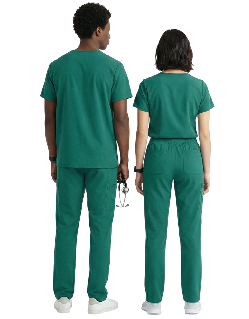 Unisex Teal Scrub Top
