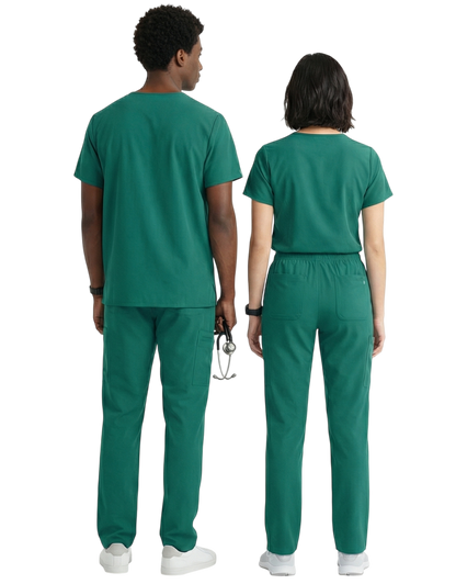 Unisex Teal Scrub Top