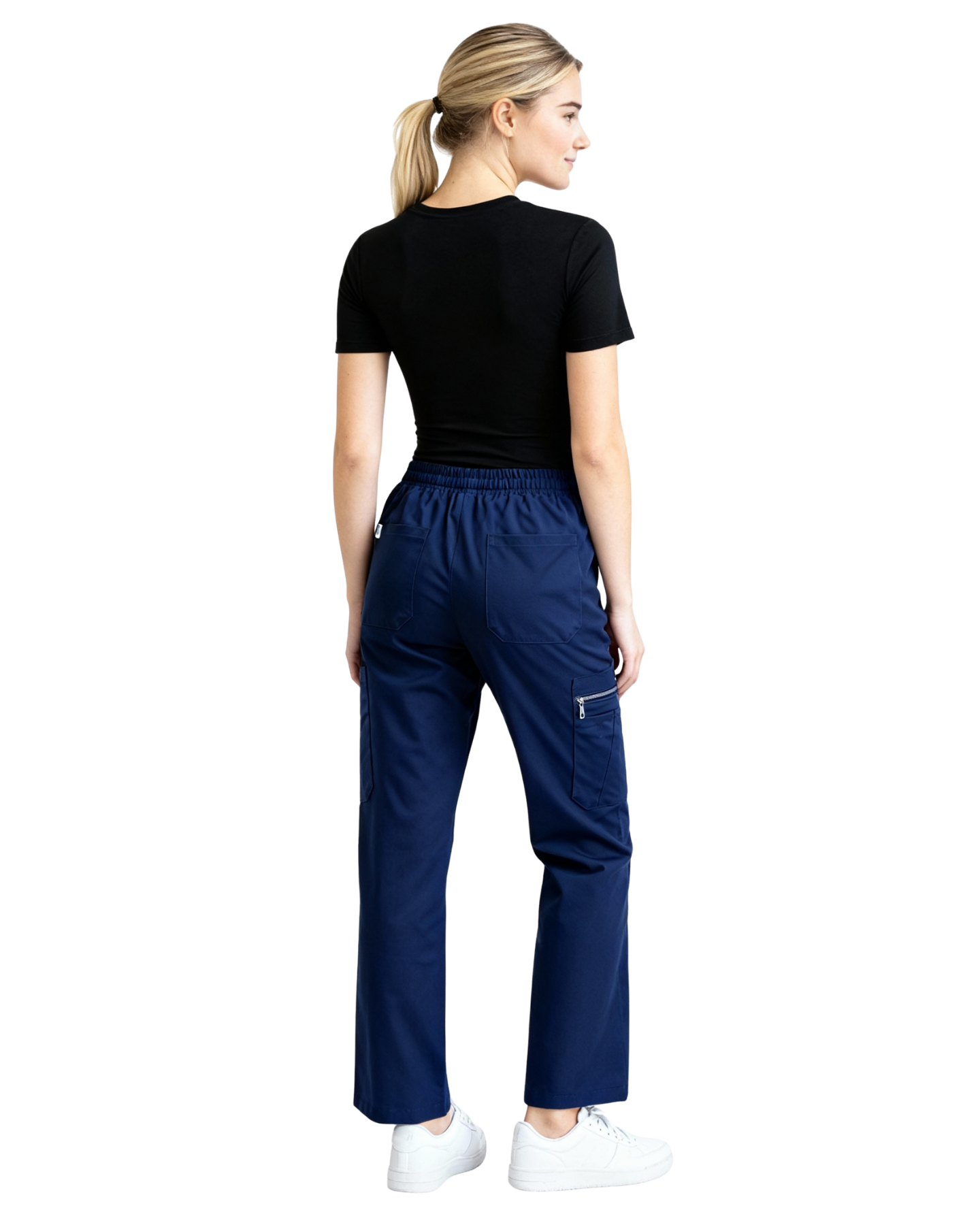 Women's Classic Boot Cut Scrub Pants with 4 Pockets