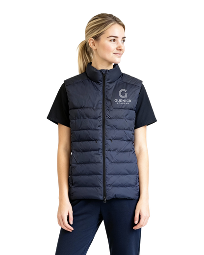 Gurnick Academy Blue Puffer Stuff Vest - Fitted Overlayer