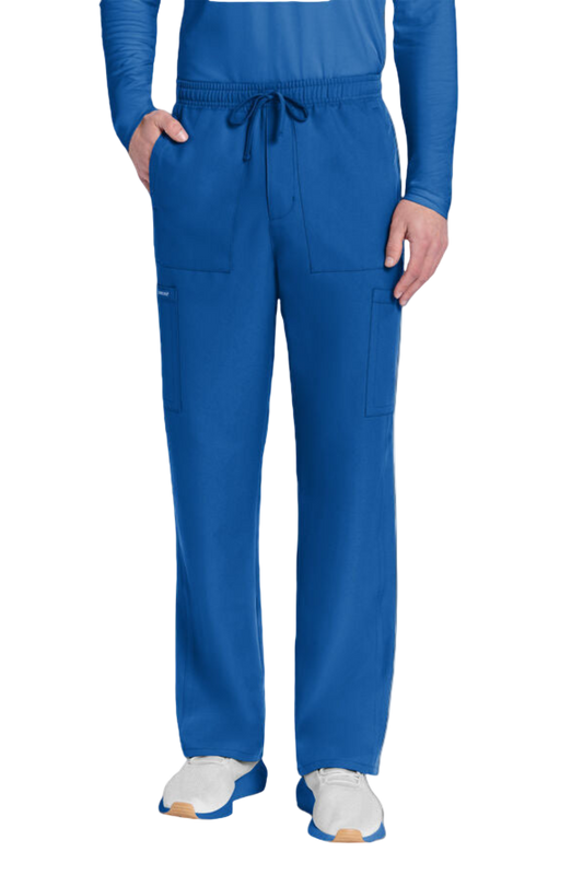 Male Cherokee Workwear 3-Pocket Straight Leg Drawstring Scrub Pants