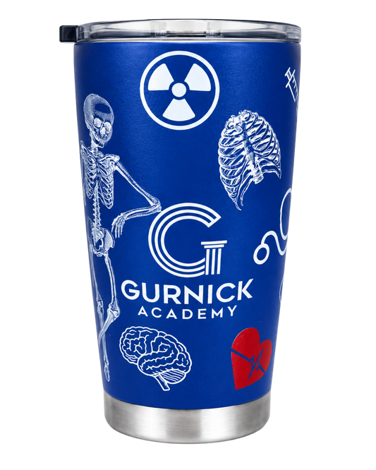 GA - Tumbler cup Anatomy Blue