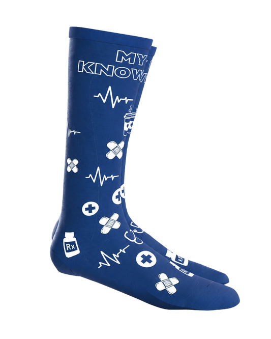 Gurnick Academy Compression Socks Blue