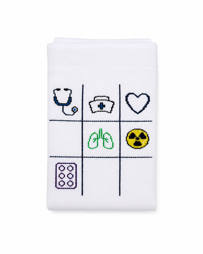 GA - White Compression Socks