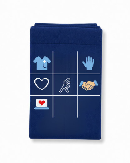 GA - Navy Blue Compression Socks