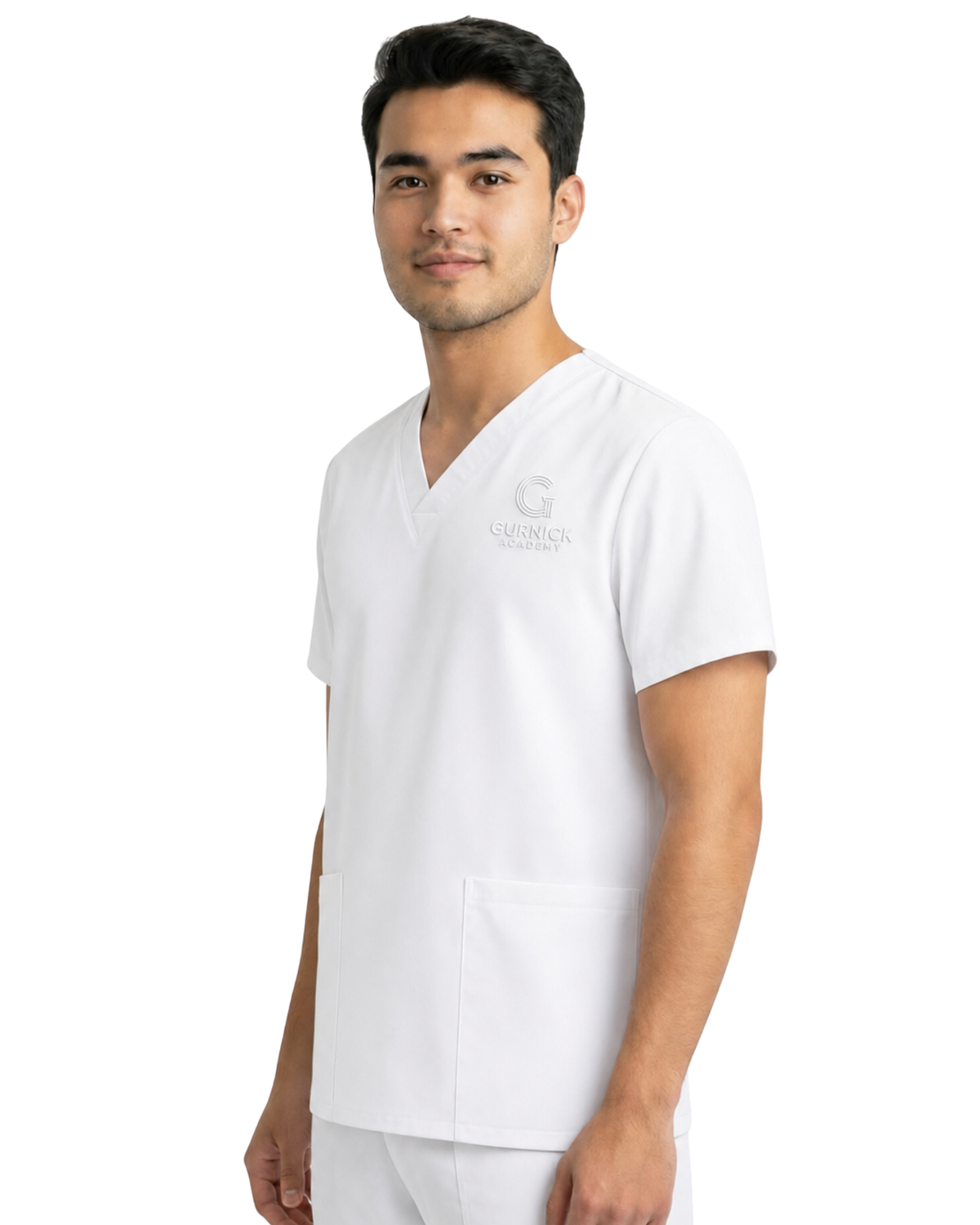 Unisex White Scrub Set