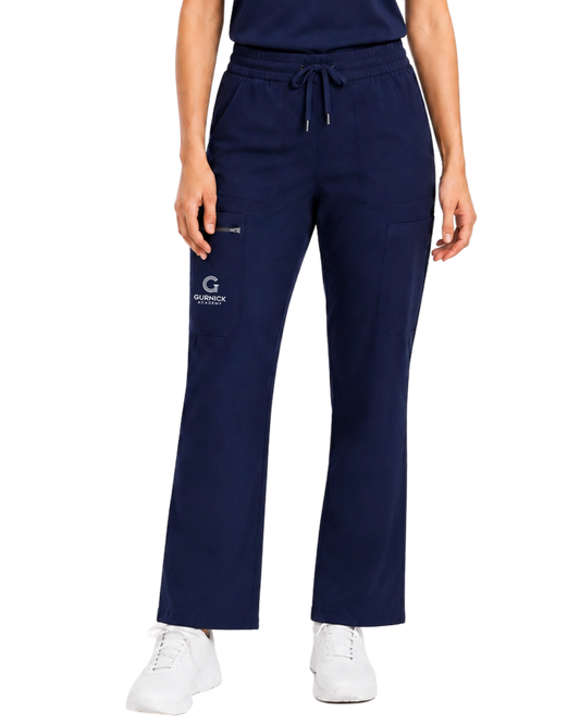 Women's Classic Boot Cut Scrub Pants with 4 Pockets