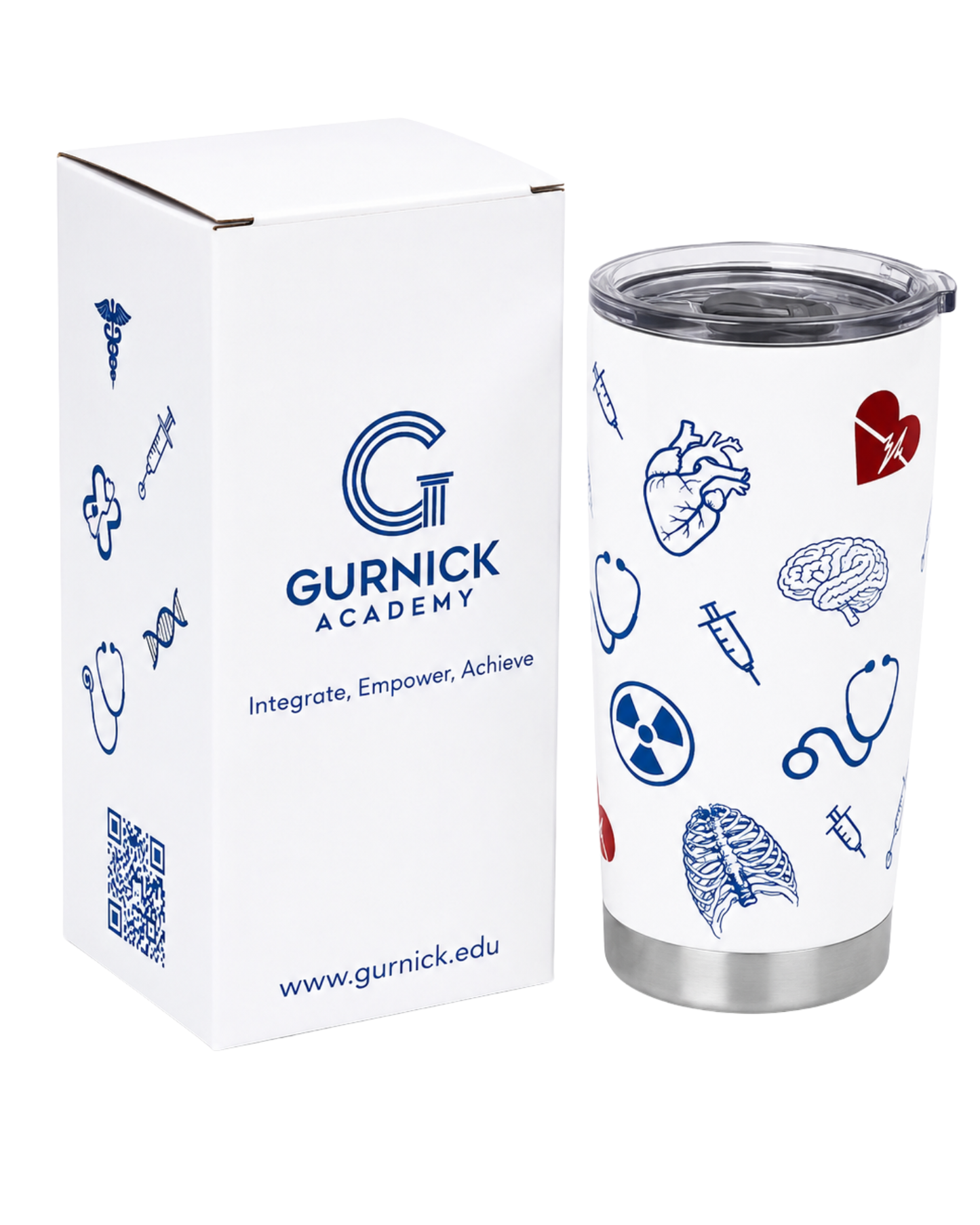 GA - Tumbler cup Anatomy White