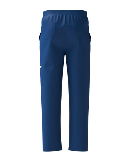 Men's Classic Boot Cut Scrub Pants With 4 Pockets - Rear View