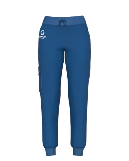 Men's Jogger Scrub Pants with 4 Pockets - Front View